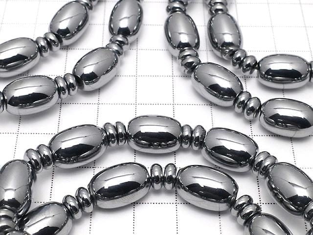 [Video] Terahertz Rice 14x10x10mm & Rondelle 6x6x3mm Bracelet