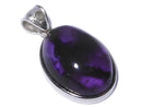 [Video][One of a kind] Phantom Amethyst Moldavite Pendant Silver 925 NO. 12