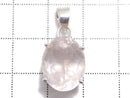 [Video][One of a kind] High Quality Rose Quartz AAA Faceted Pendant Silver925 NO.32
