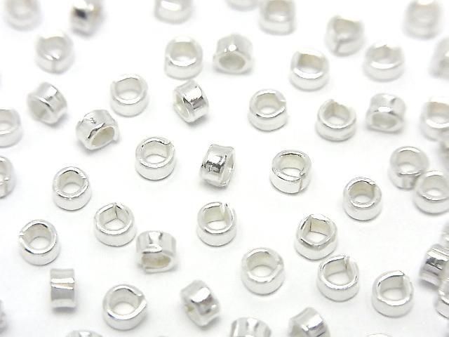 Karen Silver Rondelle 2.5x2.5x1.5mm 10pcs