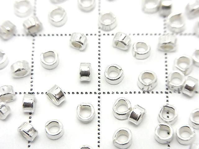 Karen Silver Rondelle 2.5x2.5x1.5mm 10pcs