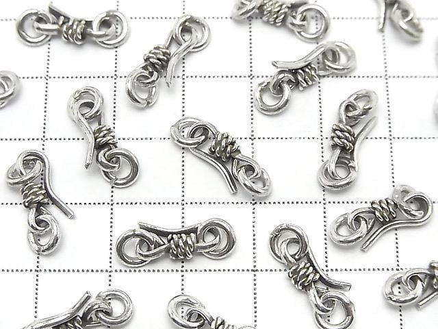 Silver 925 U-Hook with Jump Ring 13x6mm 1pc