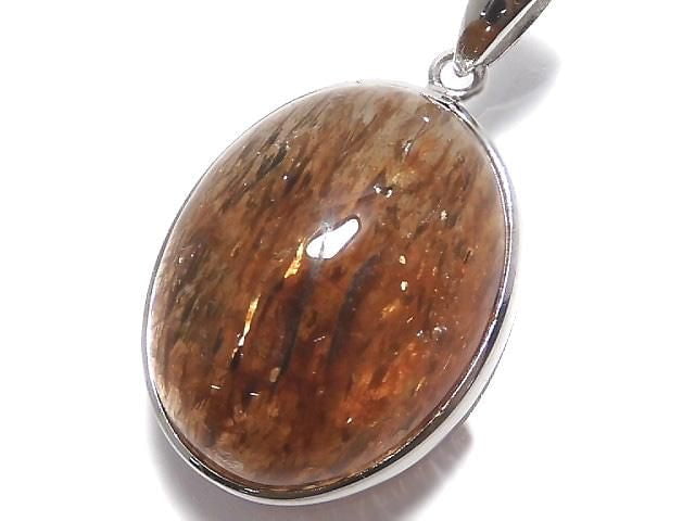 [Video][One of a kind] Foliated Mica in Quartz AAA Pendant Silver925 NO.2
