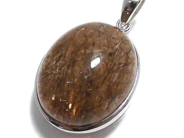 [Video][One of a kind] Foliated Mica in Quartz AAA Pendant Silver925 NO.6