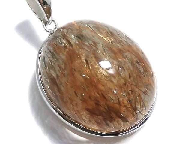[Video][One of a kind] Foliated Mica in Quartz AAA Pendant Silver925 NO.9