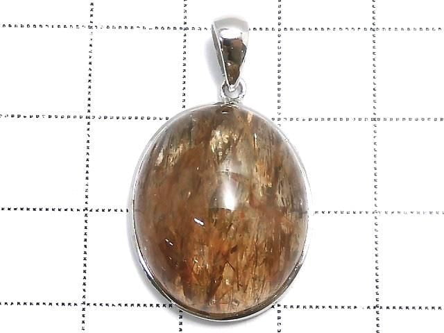 [Video][One of a kind] Foliated Mica in Quartz AAA Pendant Silver925 NO.9