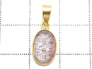 [Video][One of a kind] Elestial Quartz AAA Pendant 18KGP NO.378