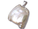 [Video][One of a kind] Fresh Water Pearl Keshi Pearl Pendant Silver925 NO.26