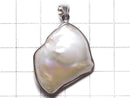 [Video][One of a kind] Fresh Water Pearl Keshi Pearl Pendant Silver925 NO.27