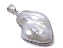 [Video][One of a kind] Fresh Water Pearl Keshi Pearl Pendant Silver925 NO.28