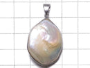 [Video][One of a kind] Fresh Water Pearl Keshi Pearl Pendant Silver925 NO.30