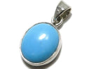 [Video][One of a kind] Kingman Turquoise AAA- Pendant Silver925 NO.315