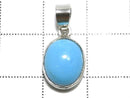 [Video][One of a kind] Kingman Turquoise AAA- Pendant Silver925 NO.316