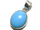 [Video][One of a kind] Kingman Turquoise AAA- Pendant Silver925 NO.317