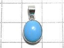 [Video][One of a kind] Kingman Turquoise AAA- Pendant Silver925 NO.317