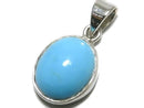 [Video][One of a kind] Kingman Turquoise AAA- Pendant Silver925 NO.318