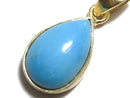 [Video][One of a kind] Kingman Turquoise AAA Pendant 18KGP NO.327