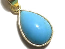 [Video][One of a kind] Kingman Turquoise AAA Pendant 18KGP NO.328