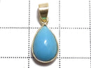 [Video][One of a kind] Kingman Turquoise AAA Pendant 18KGP NO.328