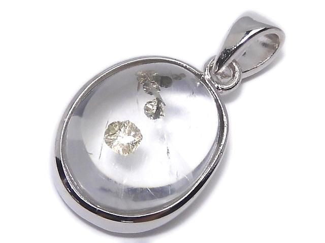 [Video][One of a kind] Pyrite in Quartz Pendant Silver925 NO.31