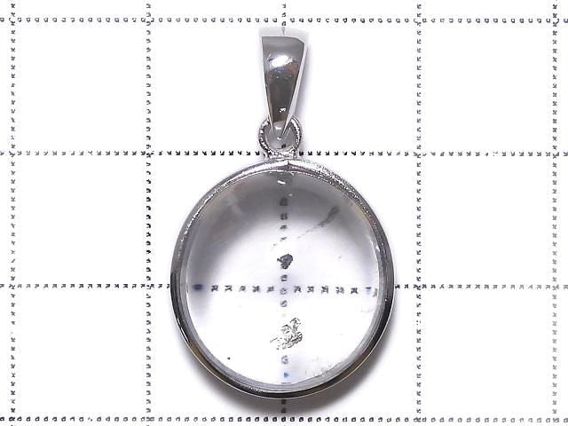 [Video][One of a kind] Pyrite in Quartz Pendant Silver925 NO.33