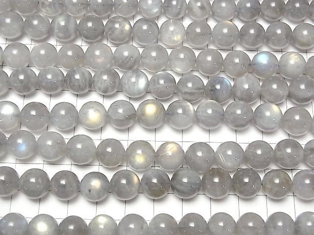[Video] Labradorite AA+ Round 10mm half or 1strand beads (approx. 15 inches/36 cm)
