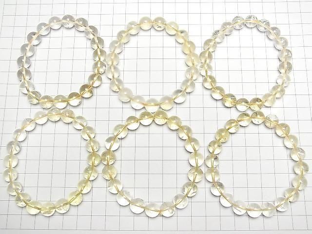 [Video] Lemon Quartz AA++ Round 10mm Bracelet