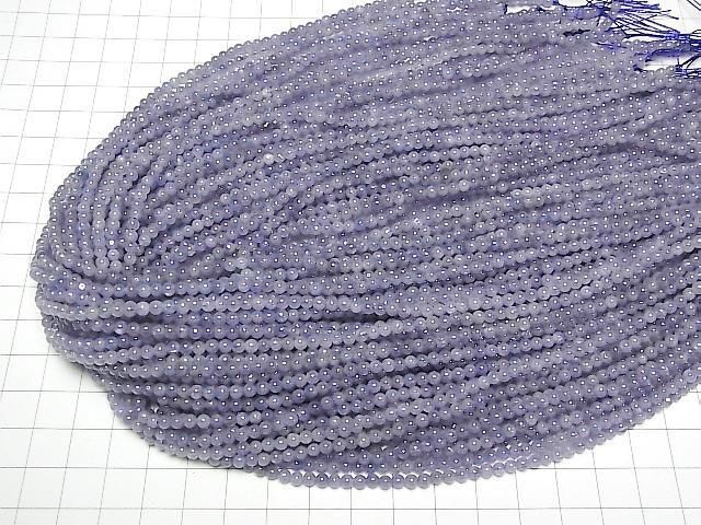 [Video]Tanzanite AA++ Round 3mm half or 1strand beads (aprx.15inch/37cm)