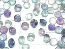 [Video] High Quality Multicolor Fluorite AAA Loose Stone Round-Square Faceted 6x6mm 5pcs