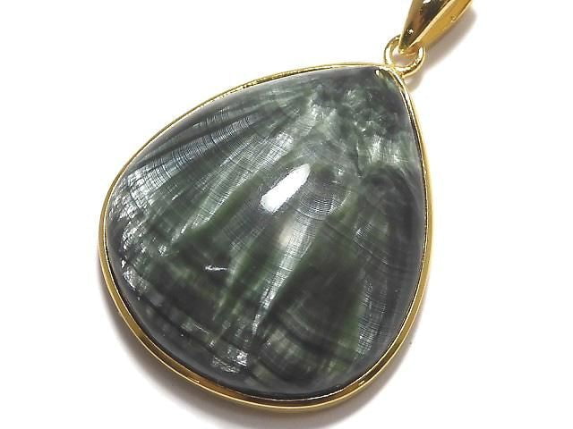 [Video][One of a kind] Seraphinite AAA Pendant 18KGP NO.36