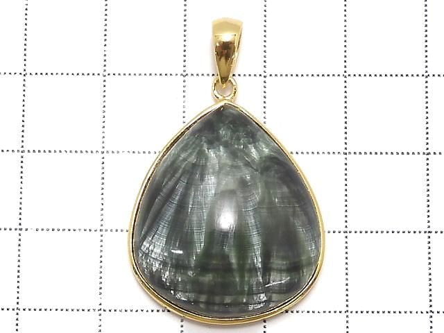 [Video][One of a kind] Seraphinite AAA Pendant 18KGP NO.36