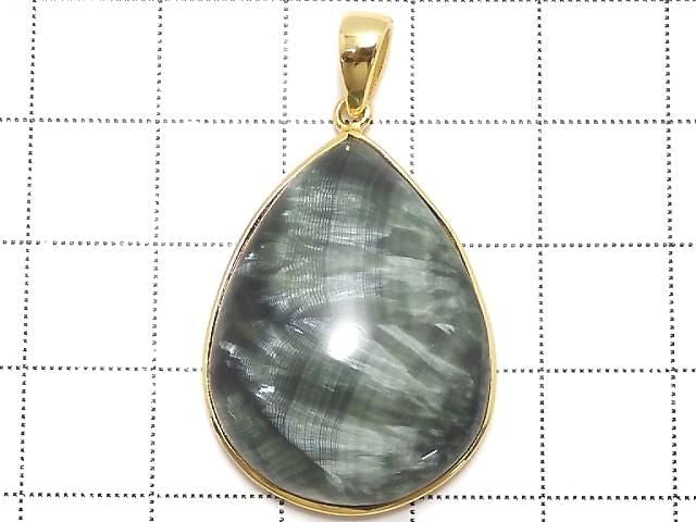 [Video][One of a kind] Seraphinite AAA Pendant 18KGP NO.39