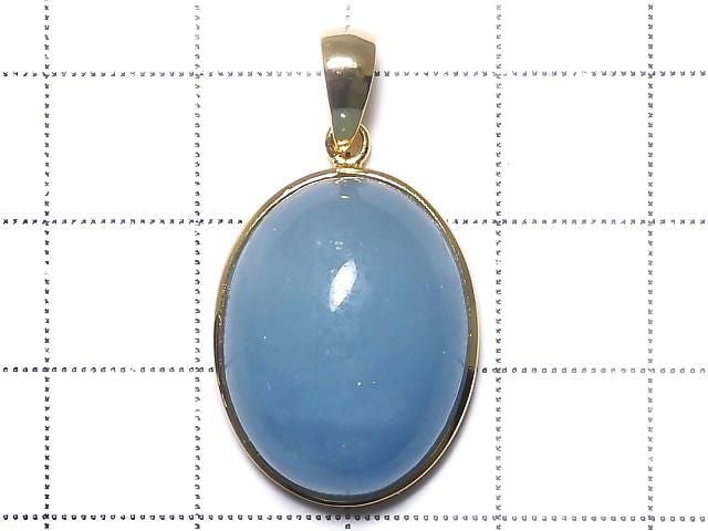 [Video][One of a kind] Aquamarine AA++ Pendant 18KGP NO.24
