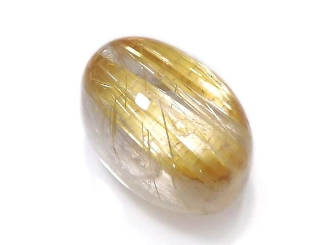 [Video][One of a kind] High Quality Rutilated Quartz AAA Cabochon 1pc NO.206