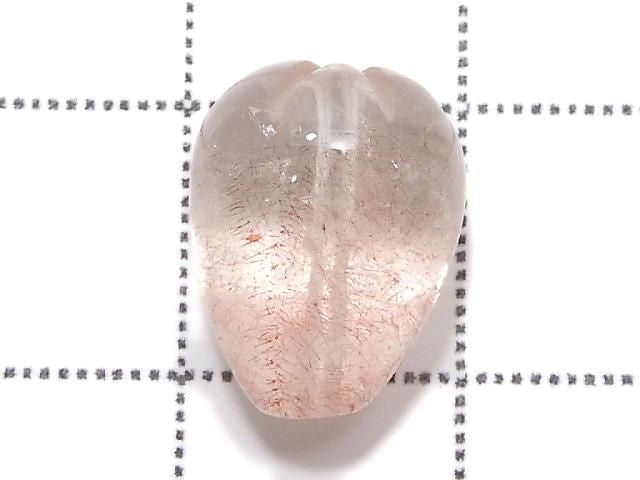 [Video][One of a kind] Natural Strawberry Quartz AAA Strawberry Beads 1pc NO.11