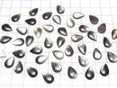 [Video] High Quality Black Shell (Black-Lip Oyster) Pear Shape Cabochon 12x8mm 3pcs