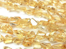 [Video] High Quality Citrine AAA Faceted Nugget half or 1strand beads (aprx.7inch/18cm)