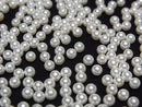 [Video] Shell Pearl White Undrilled Round 3mm 20pcs