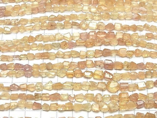 [Video] Imperial Topaz AA++ Faceted Nugget Half or 1strand beads (approx. 7 inches/18 cm)