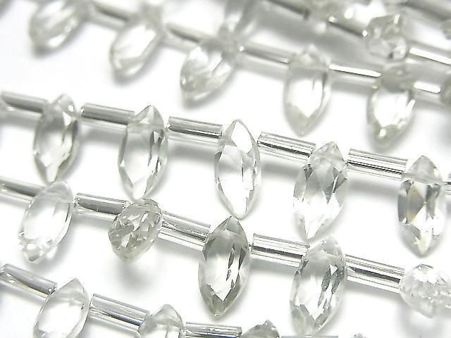 [Video] High Quality Green Amethyst AAA Marquise Faceted 8x4mm 1strand (18pcs)