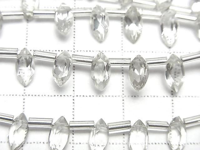 [Video] High Quality Green Amethyst AAA Marquise Faceted 8x4mm 1strand (18pcs)