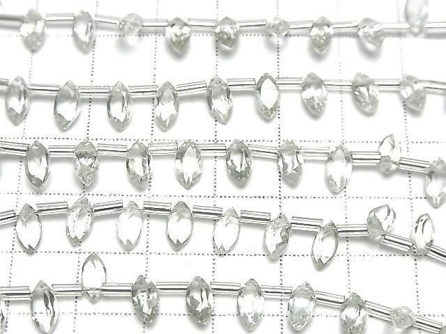 [Video] High Quality Green Amethyst AAA Marquise Faceted 8x4mm 1strand (18pcs)