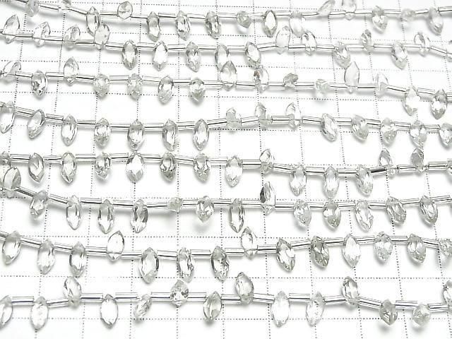 [Video] High Quality Green Amethyst AAA Marquise Faceted 8x4mm 1strand (18pcs)