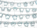 [Video] High Quality Sky Blue Topaz AAA- Faceted Star 7.5x7.5mm Half Strand (8pcs)