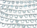 [Video] High Quality Sky Blue Topaz AAA- Faceted Star 7.5x7.5mm Half Strand (8pcs)