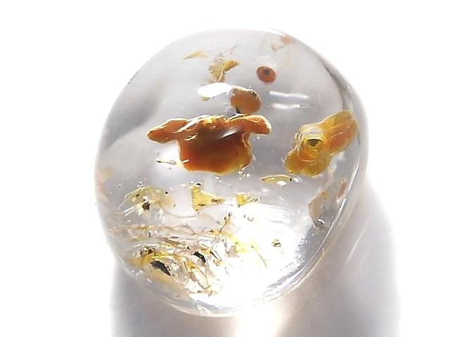 [Video][One of a kind] Oil in Quartz Loose stone 1pc NO.4