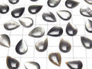 [Video] High Quality Black Shell (Black-Lip Oyster) Pear Shape Cabochon 14x10mm 3pcs