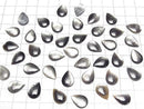 [Video] High Quality Black Shell (Black-Lip Oyster) Pear Shape Cabochon 14x10mm 3pcs