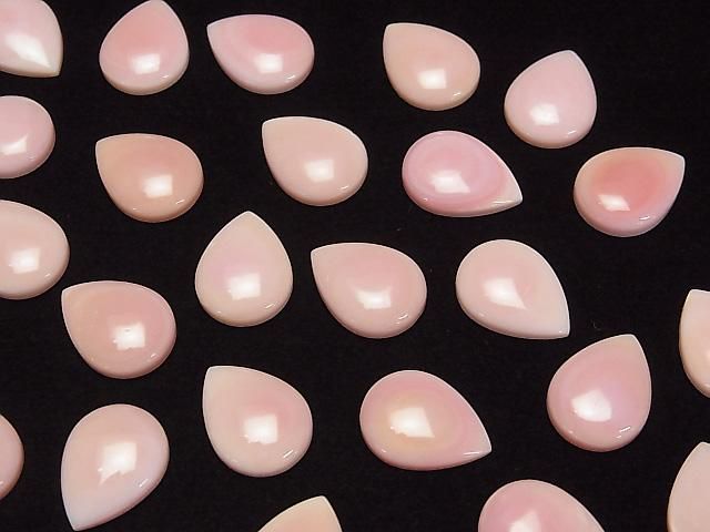 [Video] Queen Conch Shell AAA Pear Shape Cabochon 16x12mm 1pc