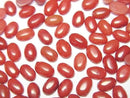 [Video] Red Coral (Dyed) Oval Cabochon 6x4mm 5pcs
